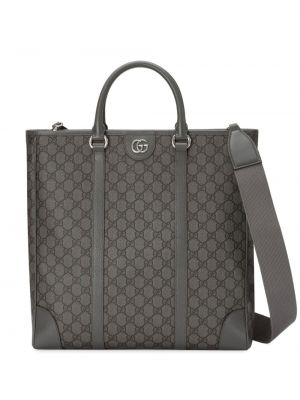Nákupná taška Gucci sivá