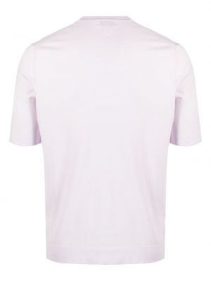 Bavlněné tričko Ballantyne fialové