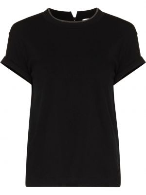 T-shirt Brunello Cucinelli noir