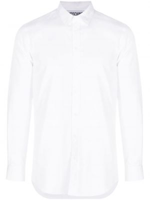 Camicia ricamata Moschino bianco