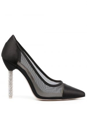 Pantofi cu toc de cristal Sophia Webster negru