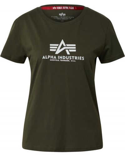Tricou Alpha Industries alb