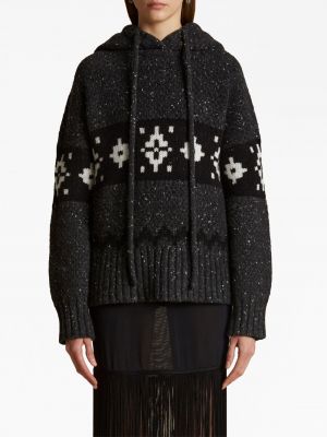 Kašmira džemperis ar kapuci Khaite