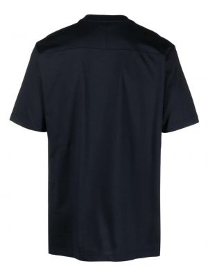 Medvilninis siuvinėtas marškinėliai Norse Projects mėlyna