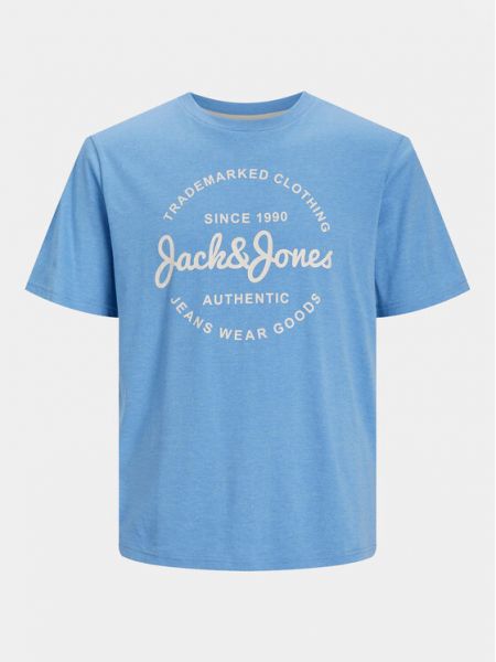 Тениска Jack&jones синьо