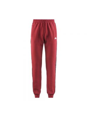 Spodnie sportowe Kappa czerwone