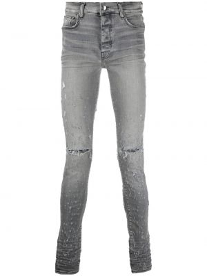 Skinny fit-jeans Amiri grå