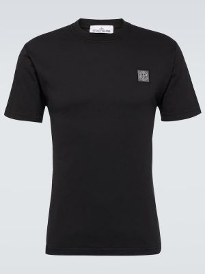 T-shirt en coton Stone Island noir