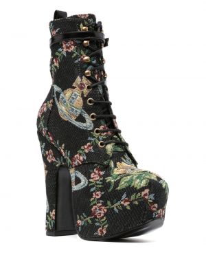 Kotníkové boty na platformě Vivienne Westwood černé