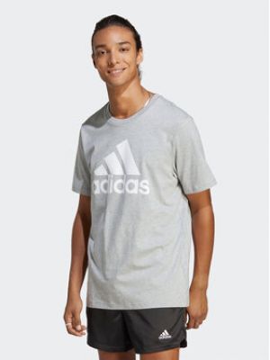 Tričko jersey Adidas šedé