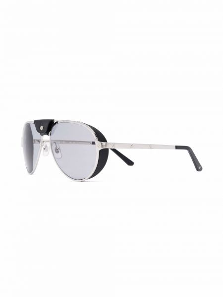 Okulary przeciwsłoneczne Cartier Eyewear srebrne