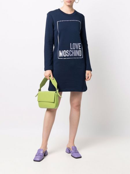 Mini vestido Love Moschino azul