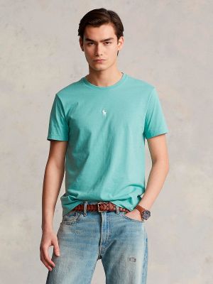 Camiseta de algodón manga corta Polo Denim Ralph Lauren verde
