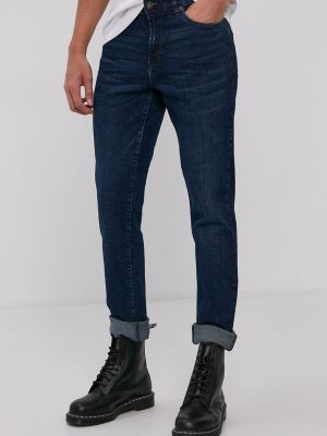 Niebieskie proste jeansy !solid