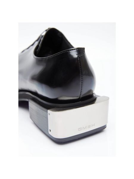 Zapatos derby de cuero de cuero sintético Gmbh negro