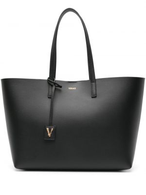 Dabīgās ādas shopper soma Versace
