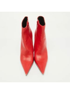 Botas de agua de cuero Balenciaga Vintage rojo
