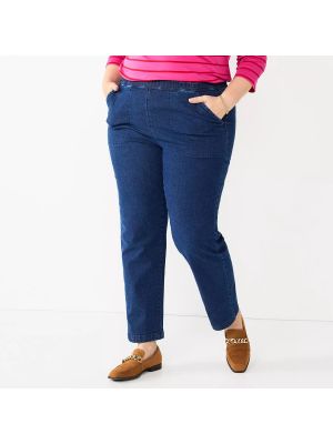 Классические прямые джинсы Croft & Barrow