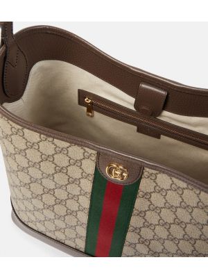 Чанта за ръка Gucci кафяво