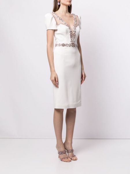 Sukienka midi Jenny Packham biała