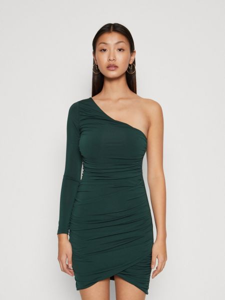 Платье мини из джерси Wal G зеленое