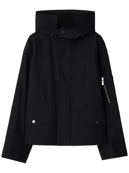 Hætte parka Burberry sort