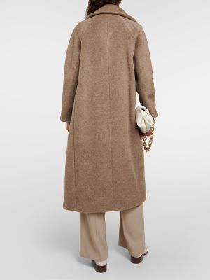 Cappotto di lana in lana d'alpaca 's Max Mara marrone