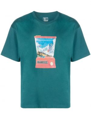 T-shirt con stampa Paccbet verde