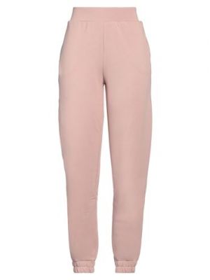 Pantaloni di cotone Trussardi rosa