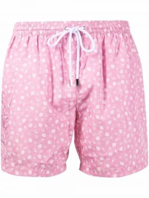 Shorts mit print Barba pink