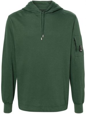 Kokvilnas kapučdžemperis C.p. Company zaļš