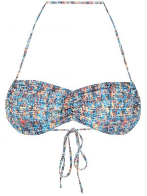 Bikini s printom od tvida Sian Swimwear plava