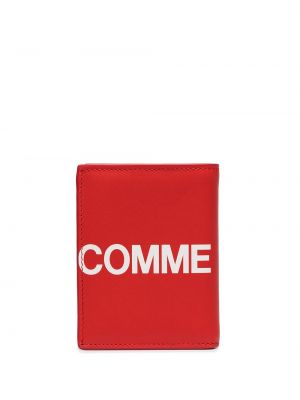 Geldbörse mit print Comme Des Garçons Wallet rot