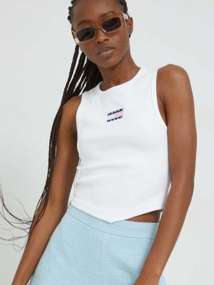 Топ Tommy Jeans бяло