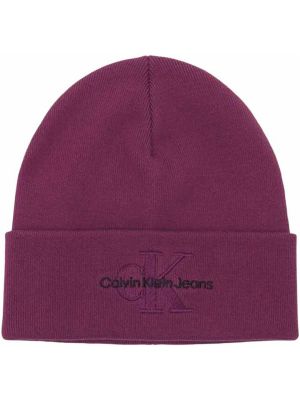Čepice Calvin Klein Jeans fialový