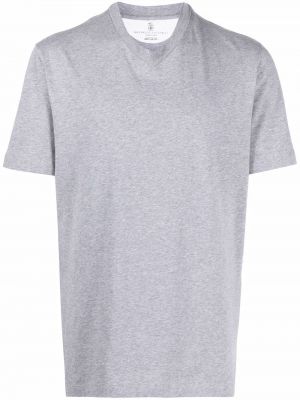 T-shirt Brunello Cucinelli grå