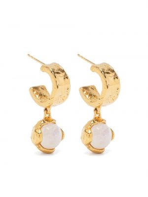 Boucles d'oreilles avec perles Alighieri doré