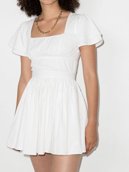 Mini vestido De La Vali blanco