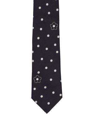 Hodvábna kravata Kenzo Paris čierna