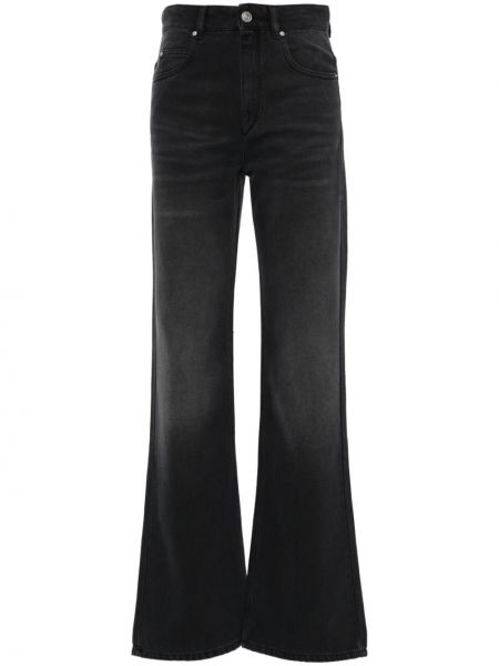 Bootcut džínsy s vysokým pásom Isabel Marant čierna