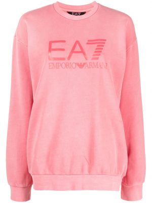 Sweatshirt Ea7 Emporio Armani rosa