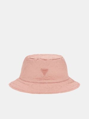 Sombrero acolchado Guess rosa