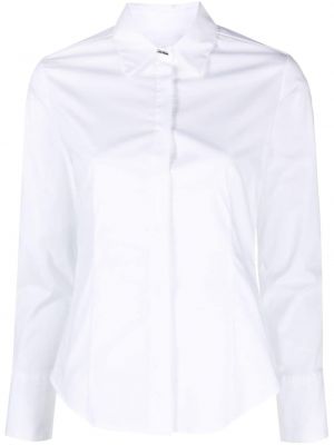 Bombažna srajca Dondup bela