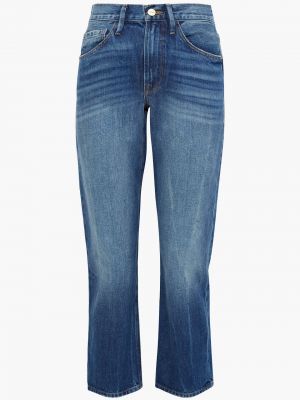 Укорочені прямі джинси Frame, сині