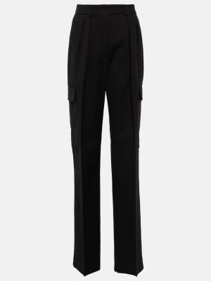 Pantalon cargo en coton Sportmax noir