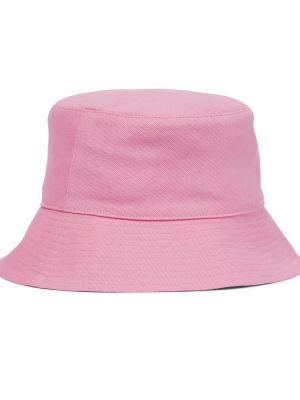 Памучна шапка Nanushka розово