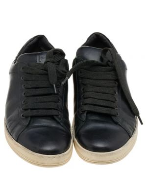 Sneakersy skórzane Tom Ford Pre-owned czarne