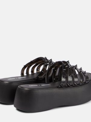 Ниски обувки на платформе Jean Paul Gaultier черно