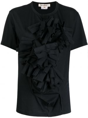 Marškinėliai apvaliu kaklu Comme Des Garçons juoda