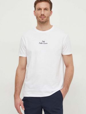 Памучна поло тениска Polo Ralph Lauren бяло